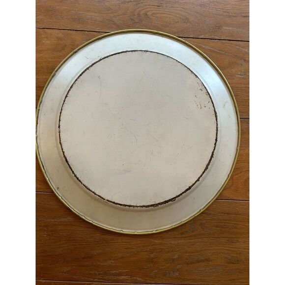 Vintage 1950's Retro Kitchen Black Red & White Metal Kaffee Klatch Tray Germany - Picture 6 of 7